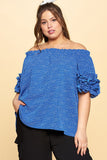 Plus Size Ditzy Dot Top